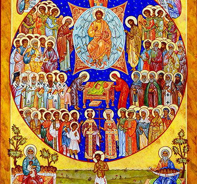 أيقونة جميع القديسين – الايقونة وشرحها