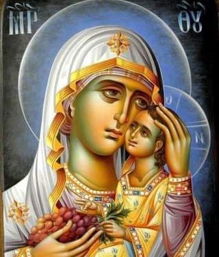 أيقونة “العذراء الكَرمة” – الايقونة وشرحها