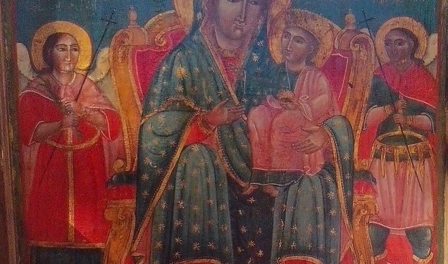 أيقونة عذراء التجسد (قبطية) – الايقونة وشرحها