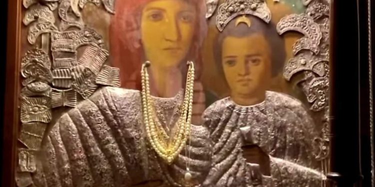 أيقونة سيدة الدخول العجائبية الأشرفية (بيزنطية) – تاريخ الايقونة