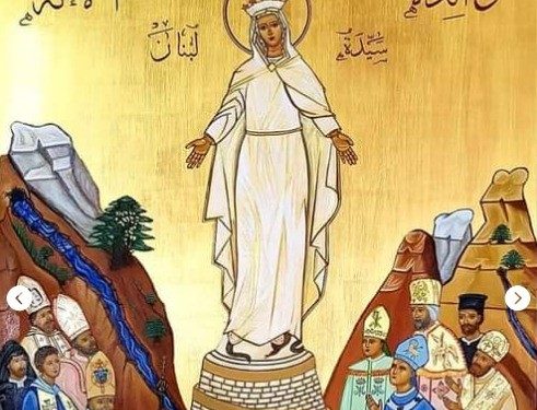 أيقونة سيّدة لبنان (أيقونة مارونية) – الايقونة وشرحها