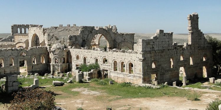 كنيسة القديس سمعان العمودي أو دير ثلانيسوس- كنائس سوريا