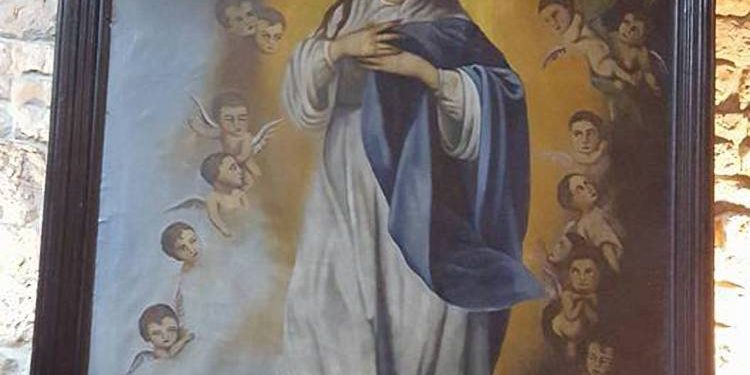 أيقونة سيدة بشوات العجائبية – تاريخ الايقونة