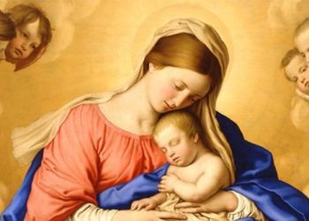 تمجيد فضائل العذراء السامية التي جعلتها أماً للمخلص لأنها كانت ممتلئة من النعم