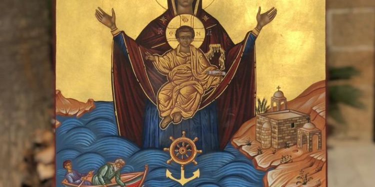 أيقونة والدة الإله سيدة الريح – الايقونة وشرحها