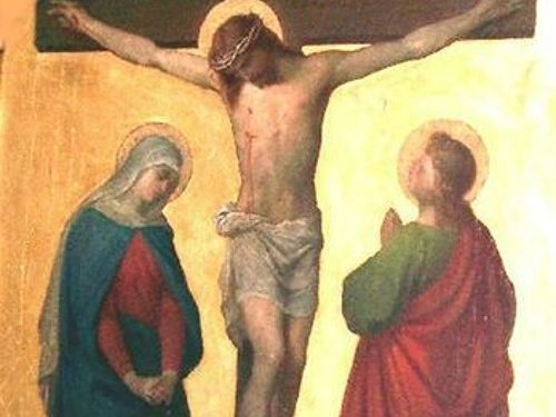 العذراء مريم والصليب – الأب سيمون بيترو حرو