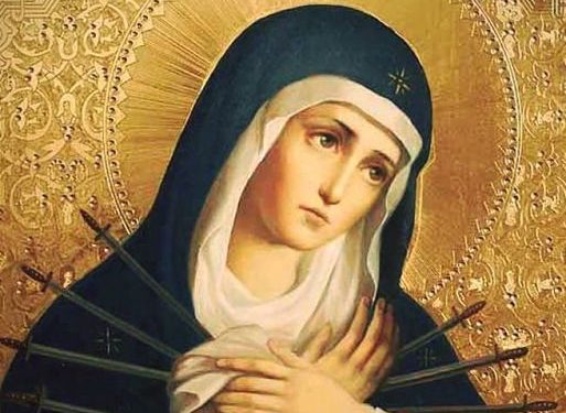 لمَ هذه الأيقونة الوحيدة في العالم لسيّدة الأوجاع التي يَطعن قلبها ثمانية سيوف لا سبعة؟ – الايقونة وشرحها