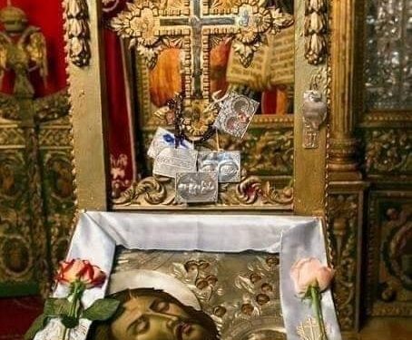 بعض الرفات المكرمة للقديس والنبي السابق المجيد يوحنا المعمدان
