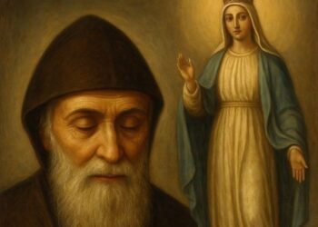 القديس شربل وقوة المسبحة الوردية الروحية