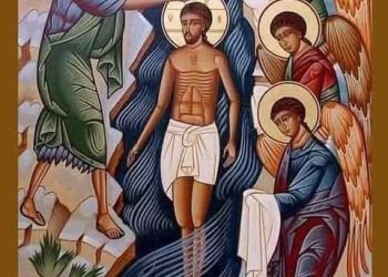 القدّيس يوحنّا المعمدان في أيقونة الظهور الإلهي