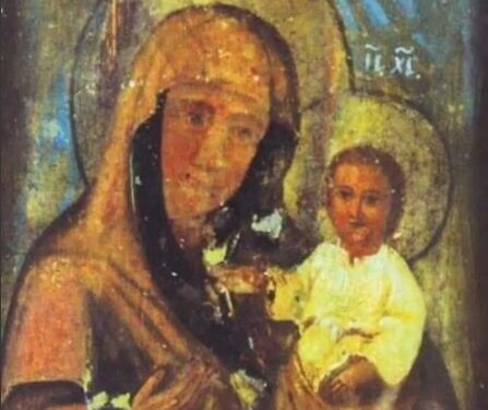 أيقونة والدة الإله، التي وُجدت في جوف شجرة – تاريخ الايقونة